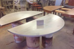 view of the furniture during restoration and repair